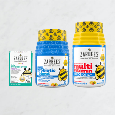Zarbee’s digestive support product packages