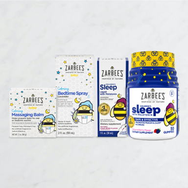 Zarbee’s sleep support product packages