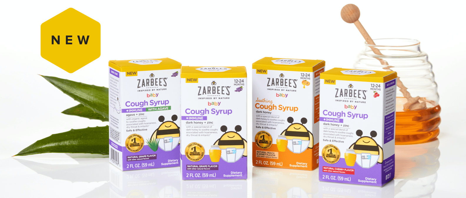 Image of Zarbee’s new cough product line